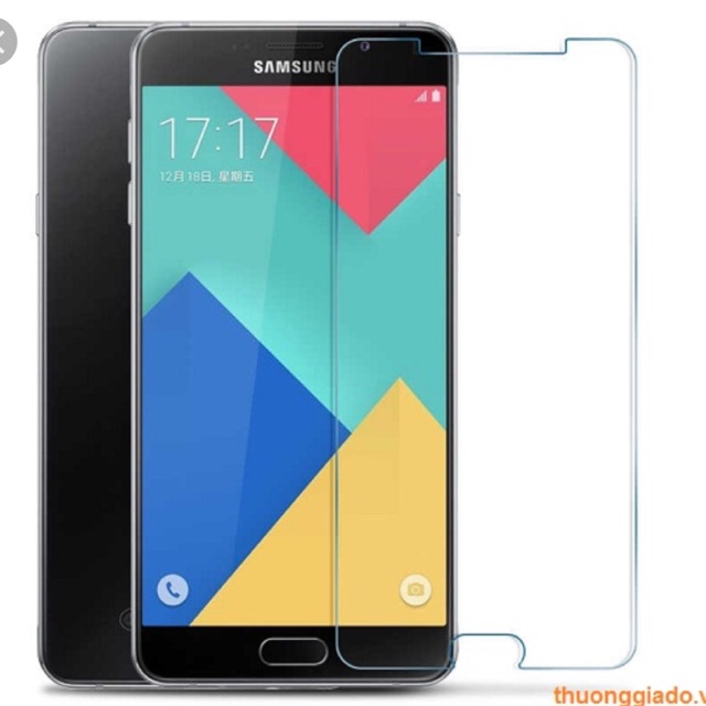 Bộ 2 kính cường lực Galaxy A9 / A9 Pro tặng ốp dẻo