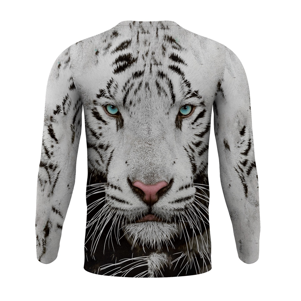 Áo nam Tay Dài In Hình Sư Tử / Hổ 3d Vui Nhộn