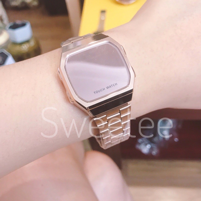 Đồng hồ nam, nữ Sweetee Tráng Gương dây thép kiểu dáng sang trọng | BigBuy360 - bigbuy360.vn