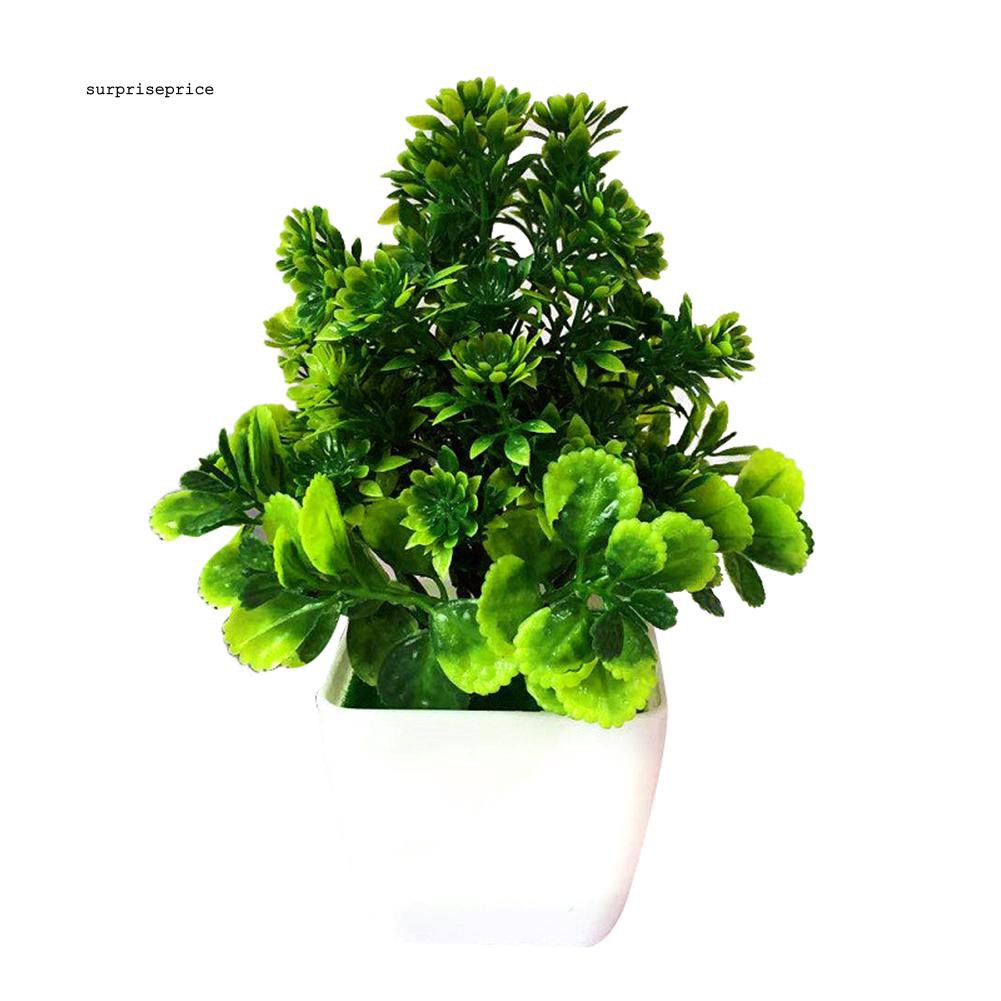 Chậu hoa bonsai nhân tạo dùng để trang trí nội thất tiện dụng