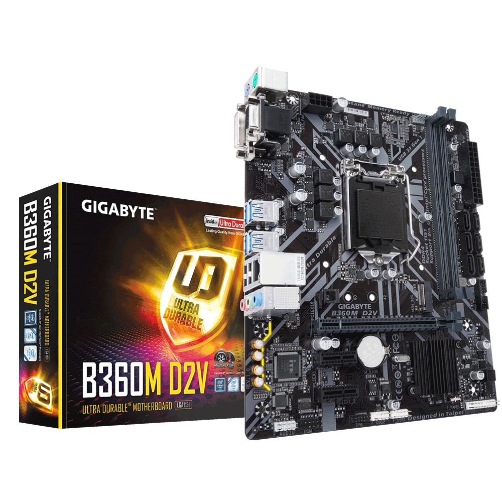 Bo mạch chủ - Mainboard Gigabyte B360M D2V