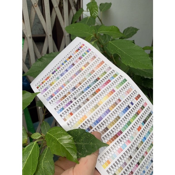 Bảng mã code chỉ thêu DMC