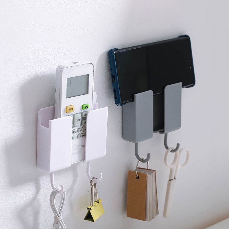 Khay gắn tường để đựng điện thoại, điều khiển remote - Hộp lưu trữ điều khiển từ xa treo tường