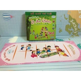 Ô ăn quan, cờ vây, cờ caro - bộ đồ chơi trí tuệ 3 in 1
