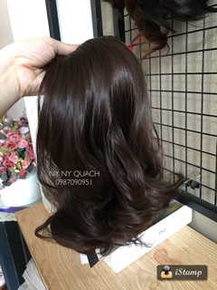 Tóc cột xoăn đuôi ngắn 25cm B17