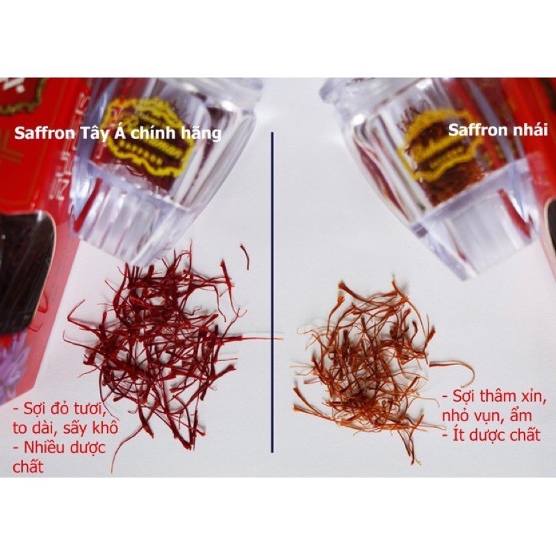 SAFFRON TÂY Á 1GRAM/ NHỤY HOA NGHỆ TÂYBAHRAMAN/ CAM KẾT HÀNG CHÍNH HÃNG/BẢO HÀNH 1 ĐỔI 1/TẶNG BÌNH THỦY TINH CAO CẤP 79K | BigBuy360 - bigbuy360.vn