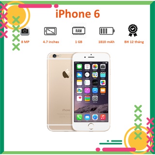 Điện thoại iphon 6 16-64GB chính hãng, tặng phụ kiện khi mua máy