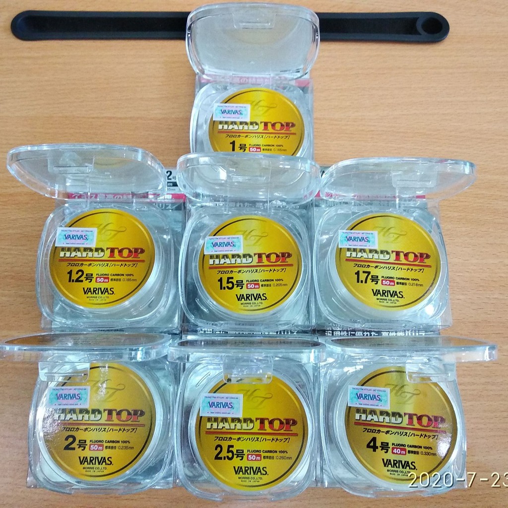 Dây Câu Cá Varivas Hard Top - 50m - FluoroCarbon