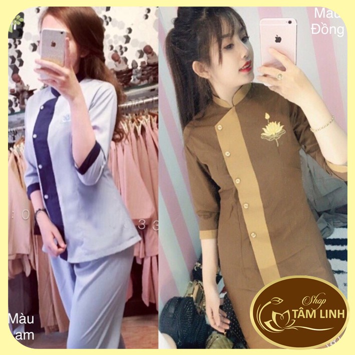 Đồ Lam Đi Chùa_Mẫu Lãnh Tụ Nữ