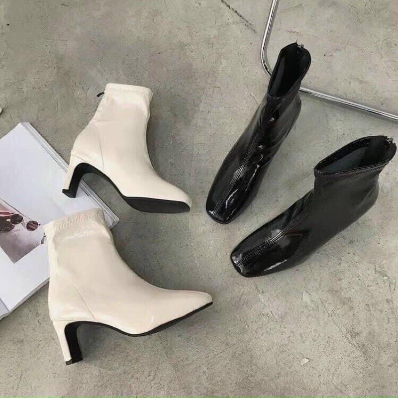 boot da bóng 5cm gót dẹt