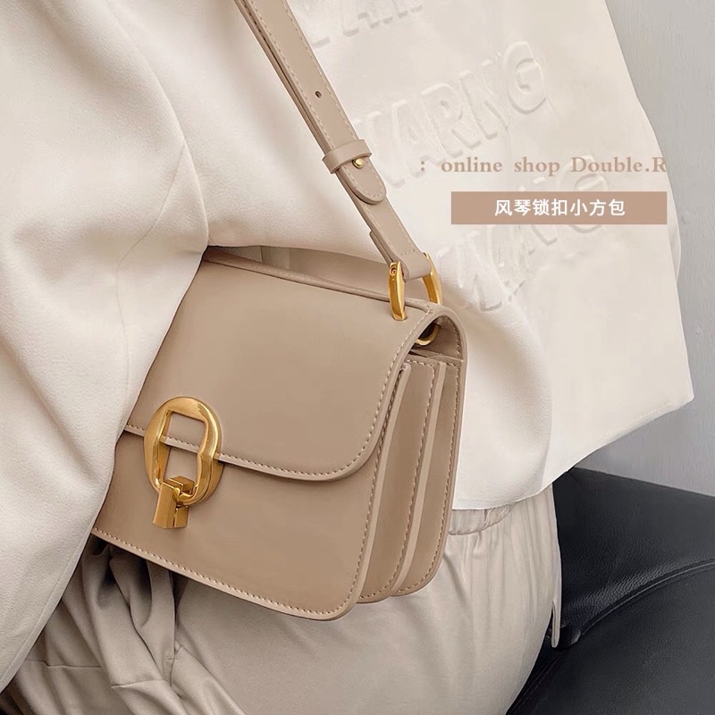 Túi xách nữ đi làm\đi chơi khoá cài kim loại chất da cao cấp- LOLI | BigBuy360 - bigbuy360.vn