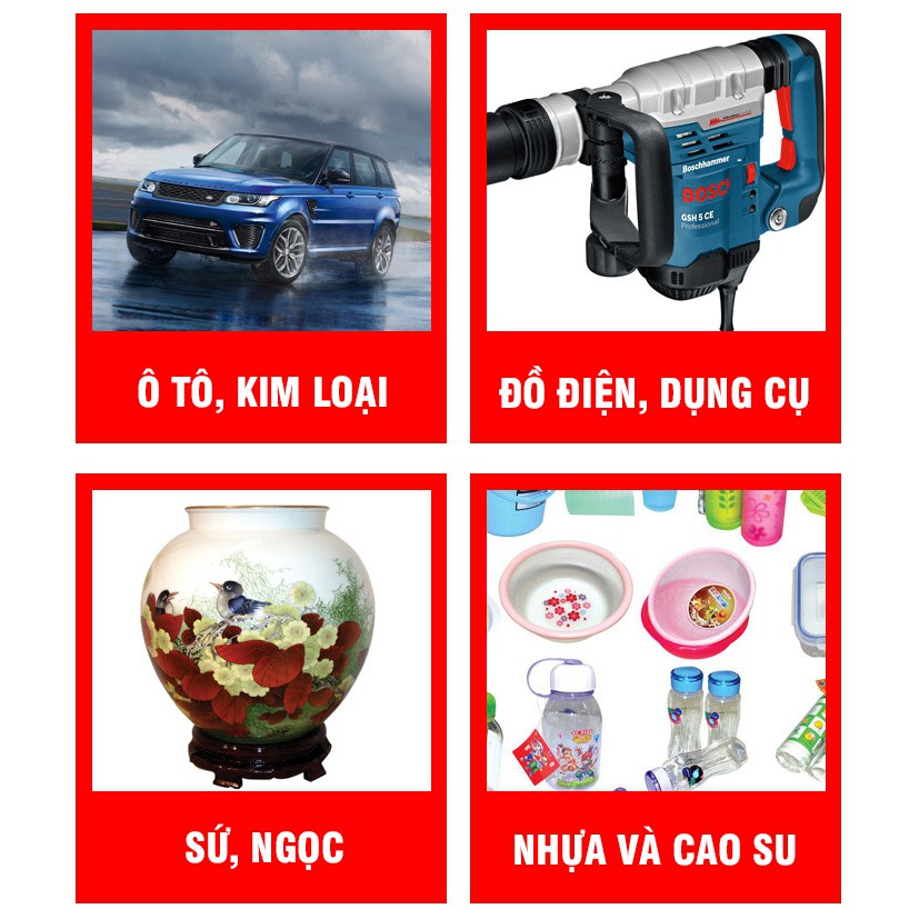 Vỉ 2 tuýp keo AB đa năng siêu chắc