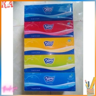 Hộp 180 Tờ Khăn Giấy Lụa Pulppy