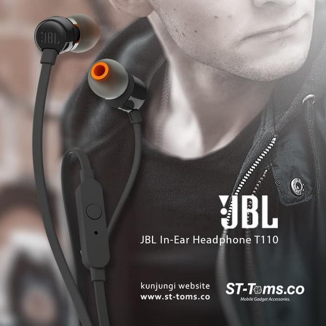 JBL Tai Nghe Nhét Tai Màu Đen Ktl T110