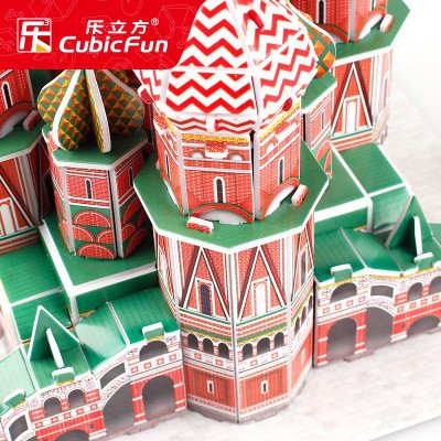 ∈Mô hình lắp ghép 3D Cubic Fun - St Basil's Cathedral