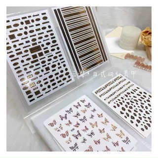 Sổ Đựng Sticker Nail Lớn – Album Lưu Trữ Decal Dán Móng | Sổ Đựng 80 Sticker