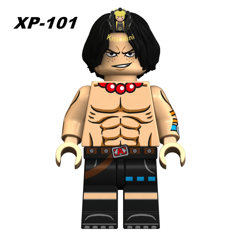 Mô Hình Minifigures Lắp Ráp Nhân Vật Hoạt Hình Truyện Tranh One Piece Sanji Chopper KT1013