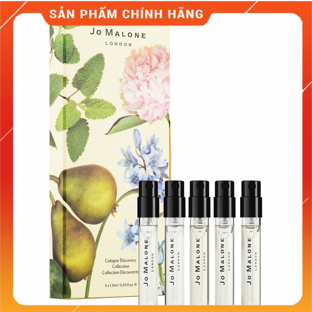 Nước hoa mini Jo Malone London Cologne Discovery Sampler Set (bộ 5 mùi 1.5mlx5 )