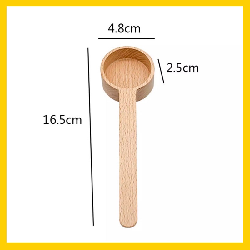 Muỗng gỗ đong cà phê