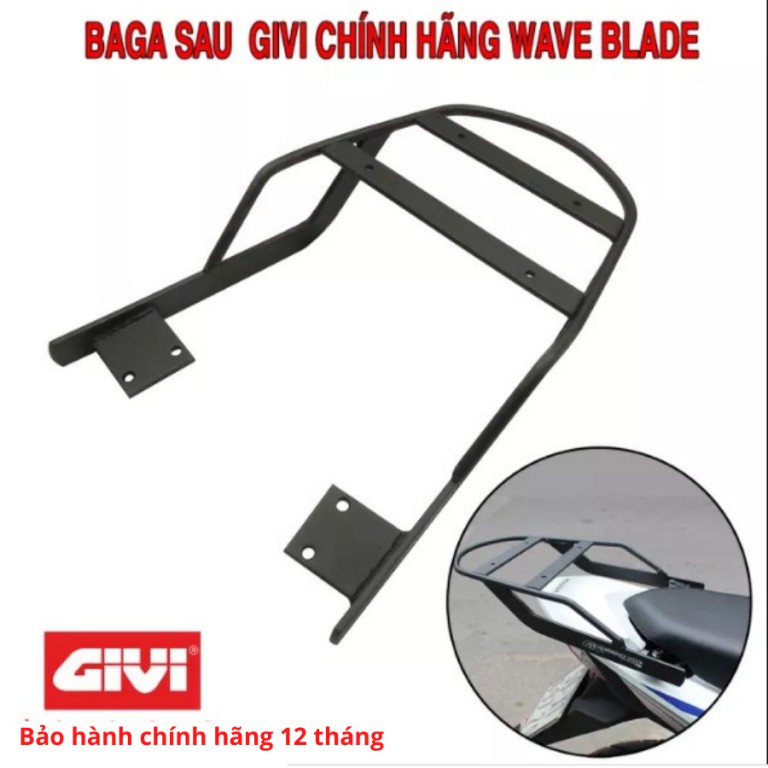 Baga sau Givi cho xe Honda Wave Blade - Bảo hành 1 năm