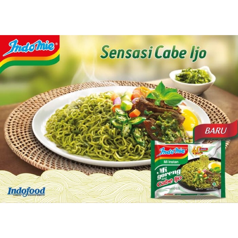 [Mã GROXUAN1 giảm 8% đơn 150K] [SẴN] Mì Indomie vị ớt xanh Cabe Ijo SIÊU HIẾM (Lẻ / Lốc 5 gói) | BigBuy360 - bigbuy360.vn