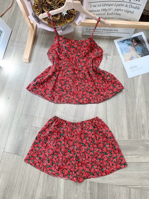 [Mã FAMANU82 giảm 10% đơn 0đ] Set bộ đồ ngủ hai dây hoa nhí thoáng mát dễ thương - ảnh thật họa tiết hoa ngẫu nhiên | BigBuy360 - bigbuy360.vn