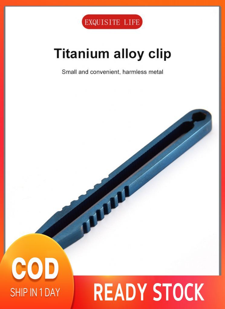 #COD# Professional mini titanium alloy tweezers small tools gear tools outdoor travel clip maintenance camp ZARAN