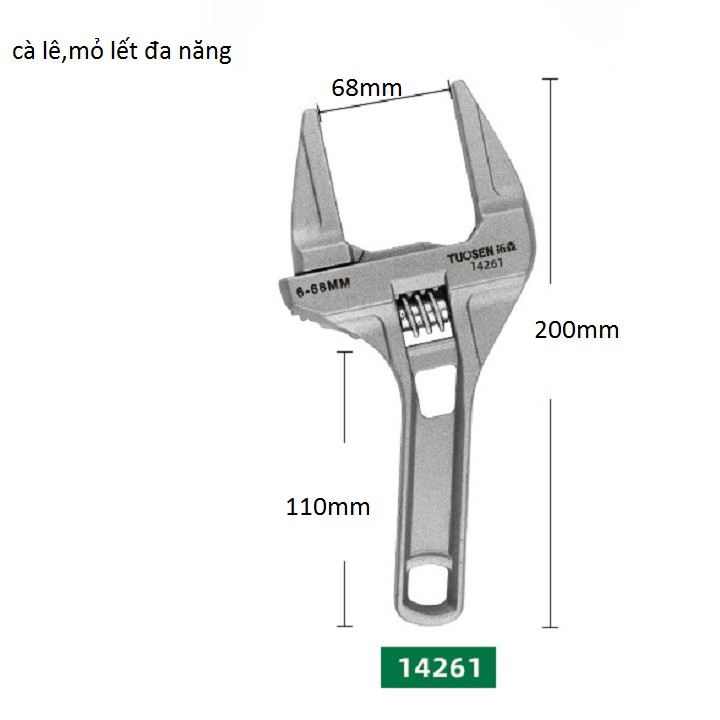 cà lê,mỏ lết vặn ống nước tuosen