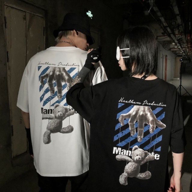 Áo Thun Unisex MANIPULATE G485, Tay Lỡ Form Rộng
