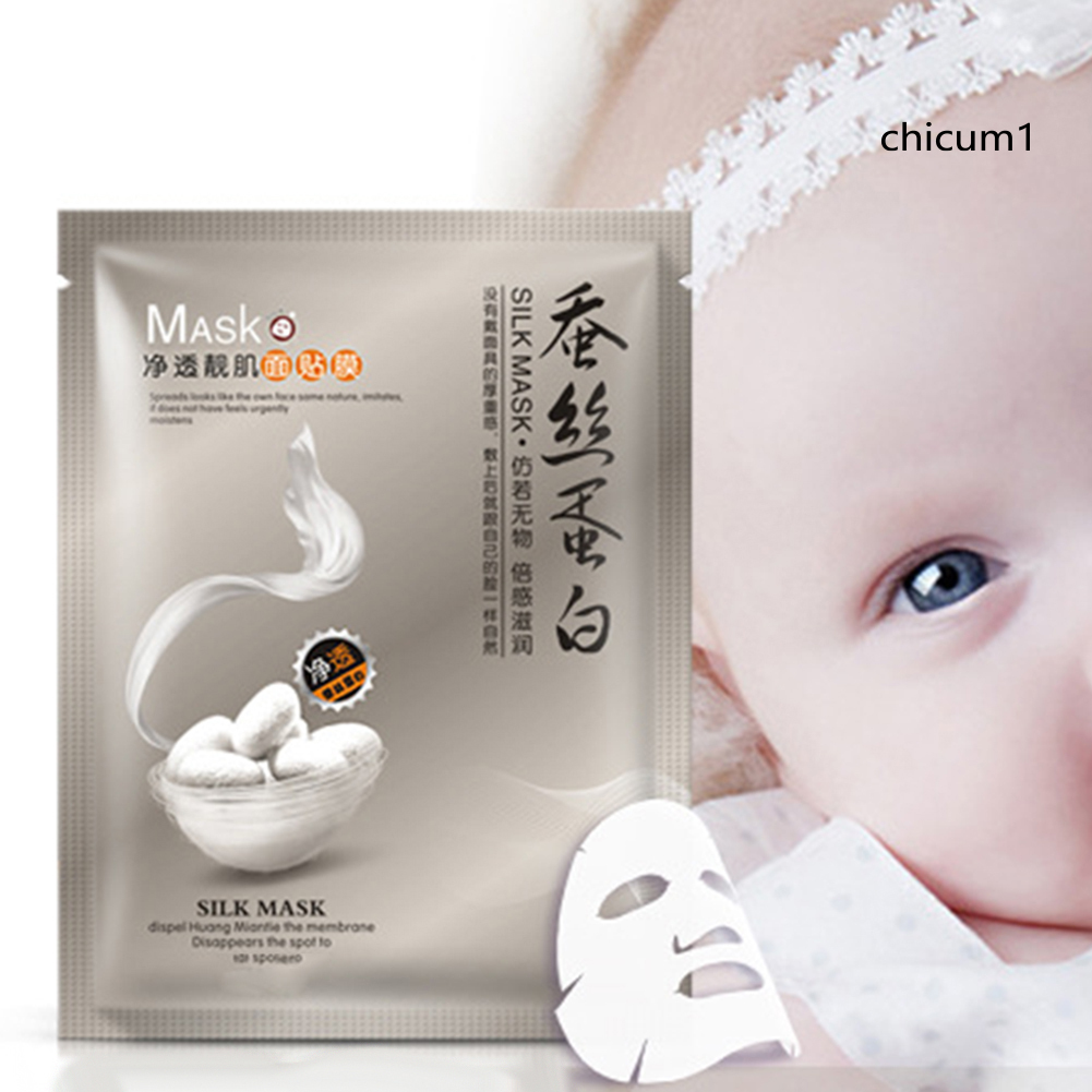 Mặt nạ lụa dưỡng ẩm se khít lỗ chân lông gấp 8 lần chăm sóc da mặt