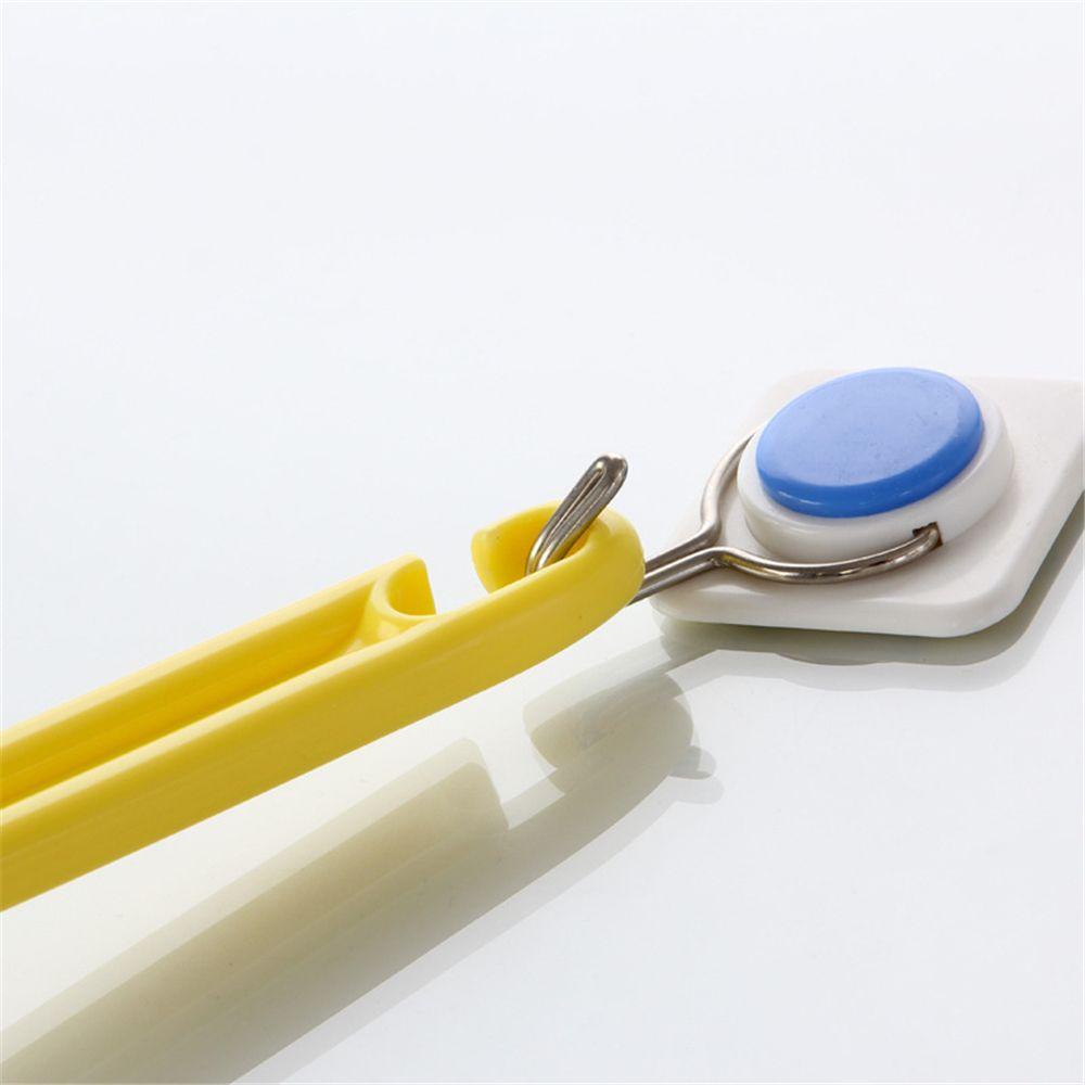 ZAIJIE24 Set 2 Bàn Chải Vệ Sinh Toilet Bằng Nhựa Tiện Dụng