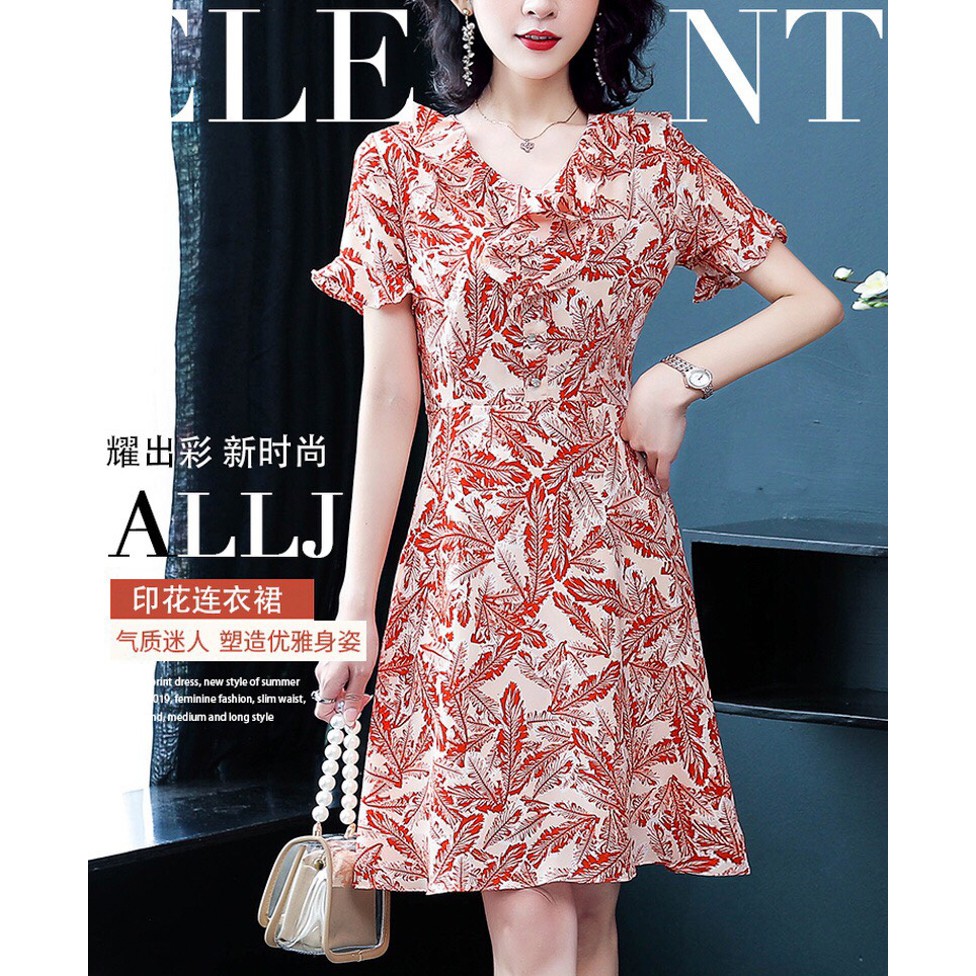 Đầm công sở tay loe The Xuchu 20210713