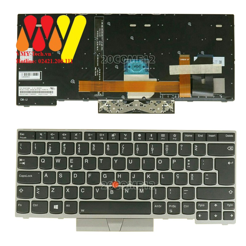 Bàn phim Lenovo ThinkPad E480 L480 T480S T490 US