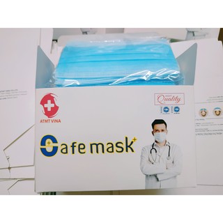 10 Khẩu Trang Y Tế 4 Lớp MEDICAL FACE MASK Kháng Khuẩn 99%, Hàng Xuất Châu Âu Cao Cấp