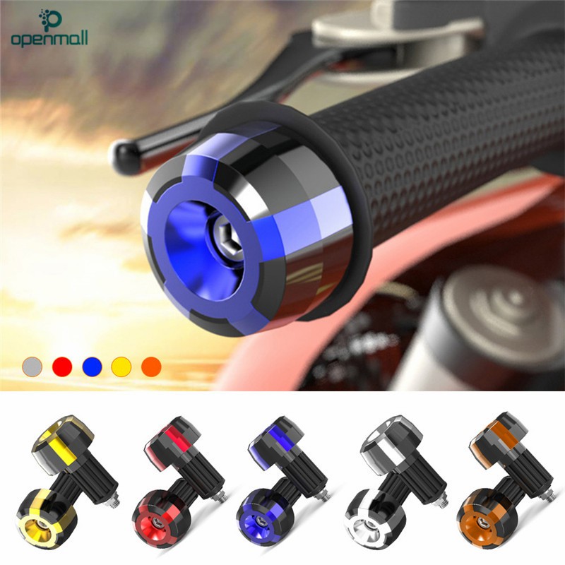 Set 2 nút gắn đuôi tay lái xe máy bằng hợp kim CNC 7/8" 22mm chất lượng cao