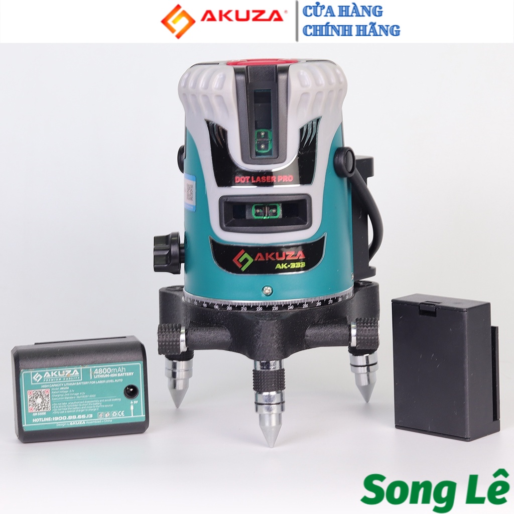 [HCM] Máy cân bằng laser AKUZA AK 333 5 tia xanh FULL PHỤ KIỆN