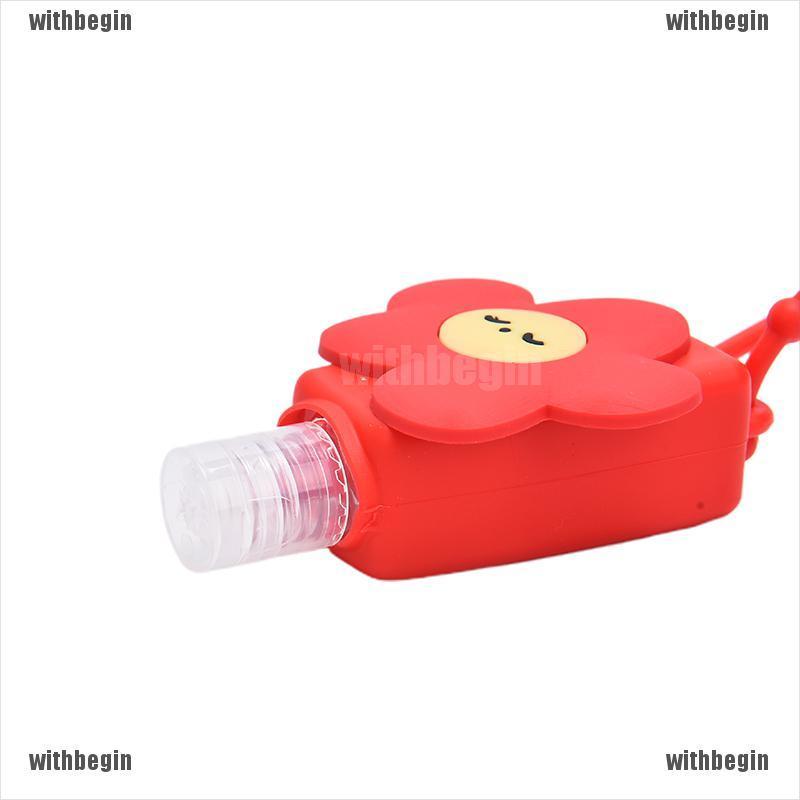 (Hàng Mới Về) Bình Đựng Nước Rửa Tay Bằng Silicone Hình Hoạt Hình Dễ Thương