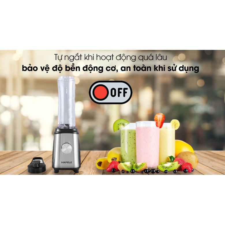 Máy xay sinh tố mini dùng làm bình nước uống 0.6L Hafele GS-621 / 535.43.263 350W - Hàng chính hãng