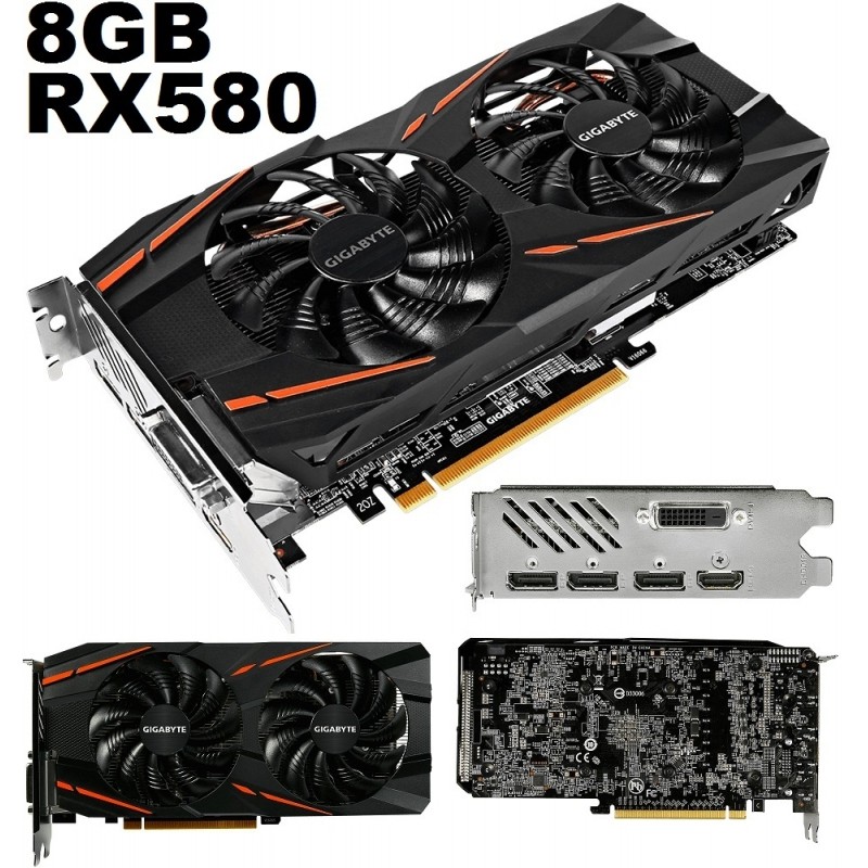 VGA Card màn hình GIGABYTE RX580 8GB | BigBuy360 - bigbuy360.vn