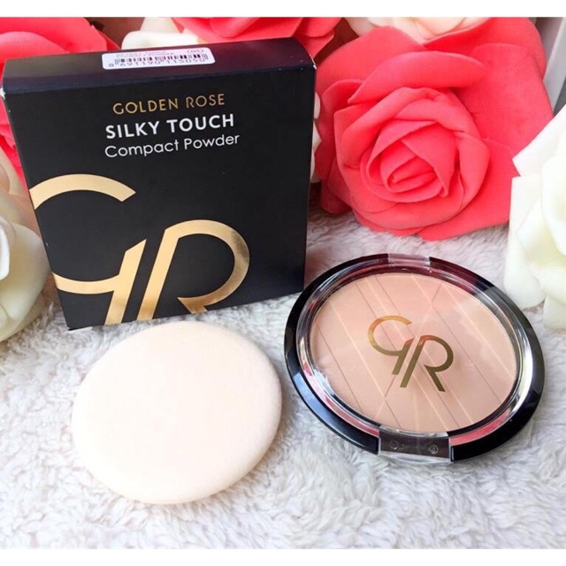 PHẤN PHỦ SIÊU MỊN GOLDEN ROSE SILKY TOUCH COMPACT POWDER