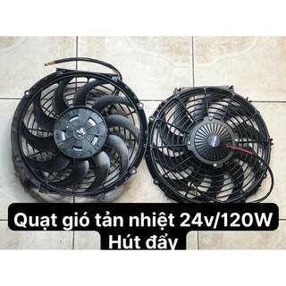 quạt gió tản nhiệt dàn nóng két nước 12"/120W đường kính 30Cm