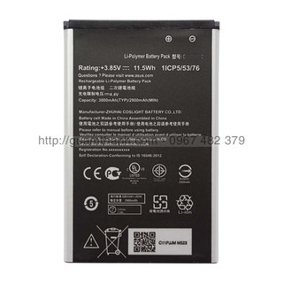 Pin asus zenfone 2 laser 5.5 ze550kl, selfie z00ud zd551kl 3000mah - hàng zin