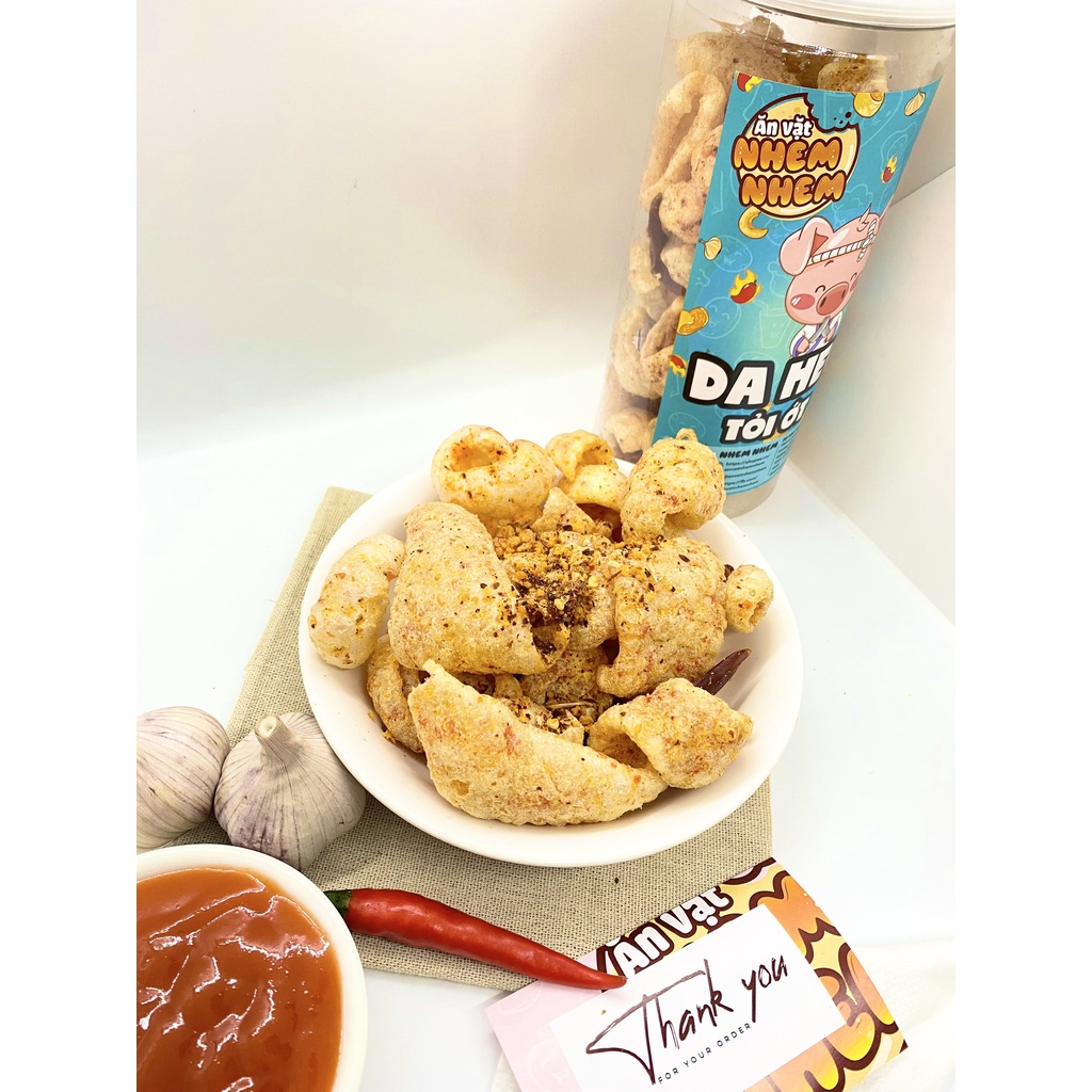Da heo tỏi ớt Nhem Nhem 150g Đồ ăn vặt Hà Nội vừa rẻ vừa ngon | BigBuy360 - bigbuy360.vn
