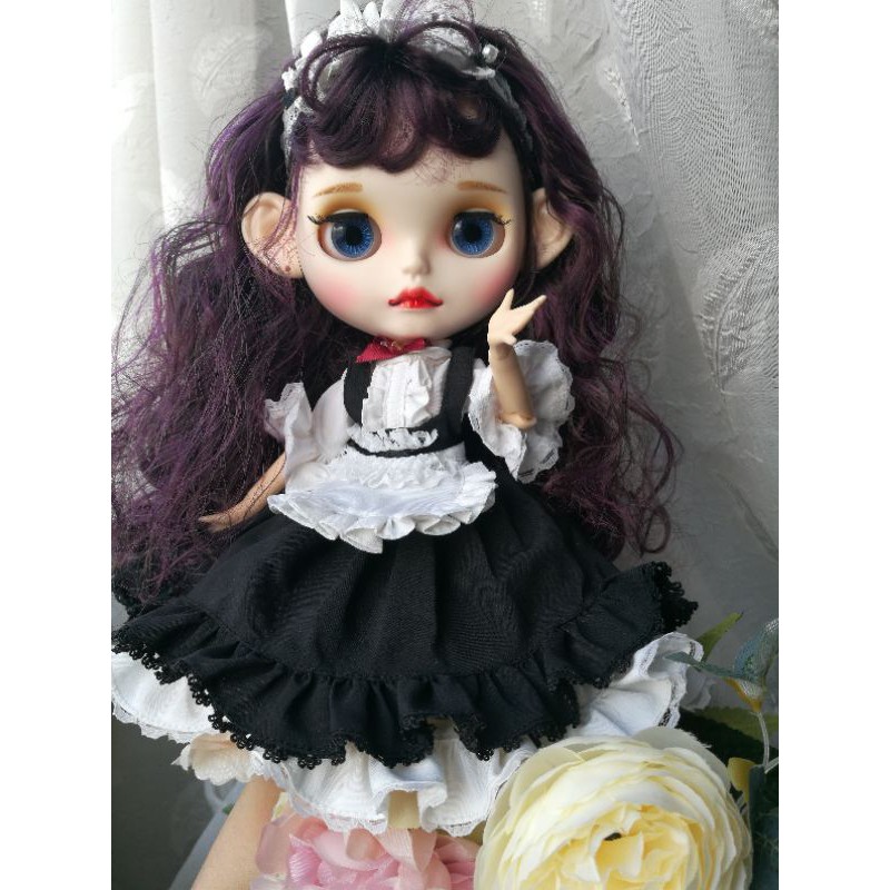 Set váy hầu gái blythe xinyi obitsu 24 búp bê licca