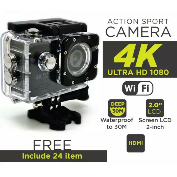 Camera Hành Trình 4k Ultra Hd Có Kết Nối Wifi - 4k Ultra Hd / Gopro