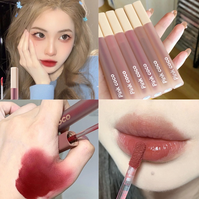 Son Kem Lì Pinkco Mềm Mịn Như Nhung Không Dễ Phai Màu Và Không Dính Cốc