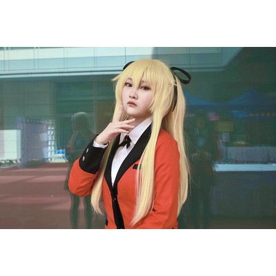 [Order/ko có sẵn] wig/tóc giả vàng 2 búi cosplay Saotome Mary Kakegurui học viện cờ bạc