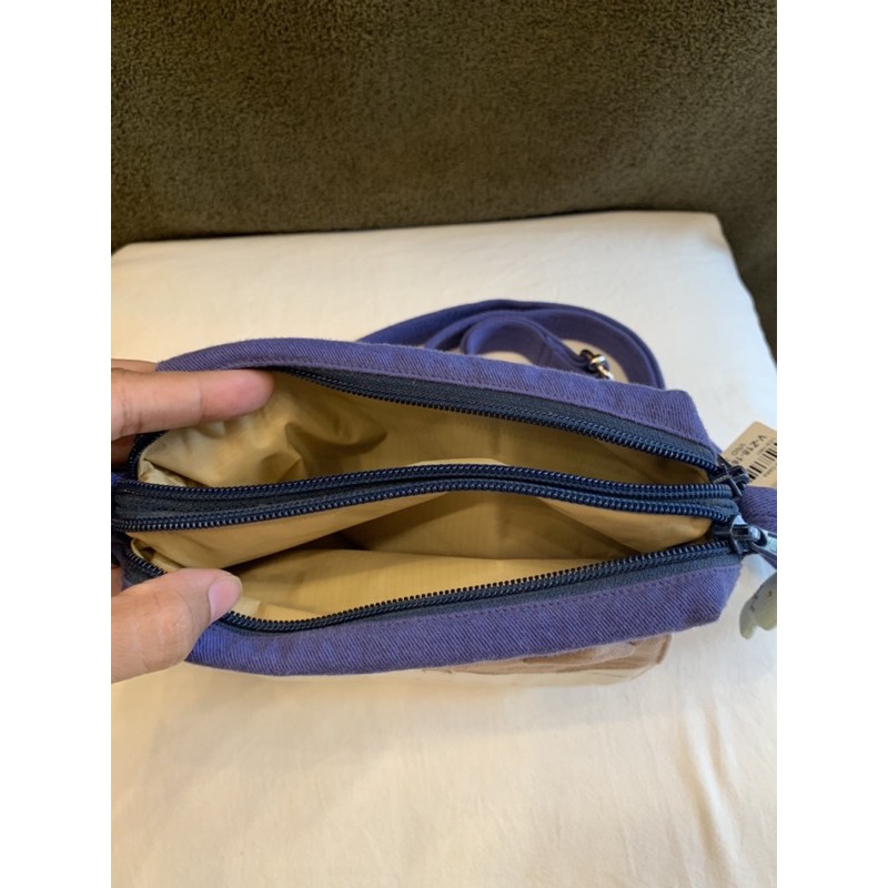 Túi đeo chéo 2 ngăn mặt mèo Hikosen Cara