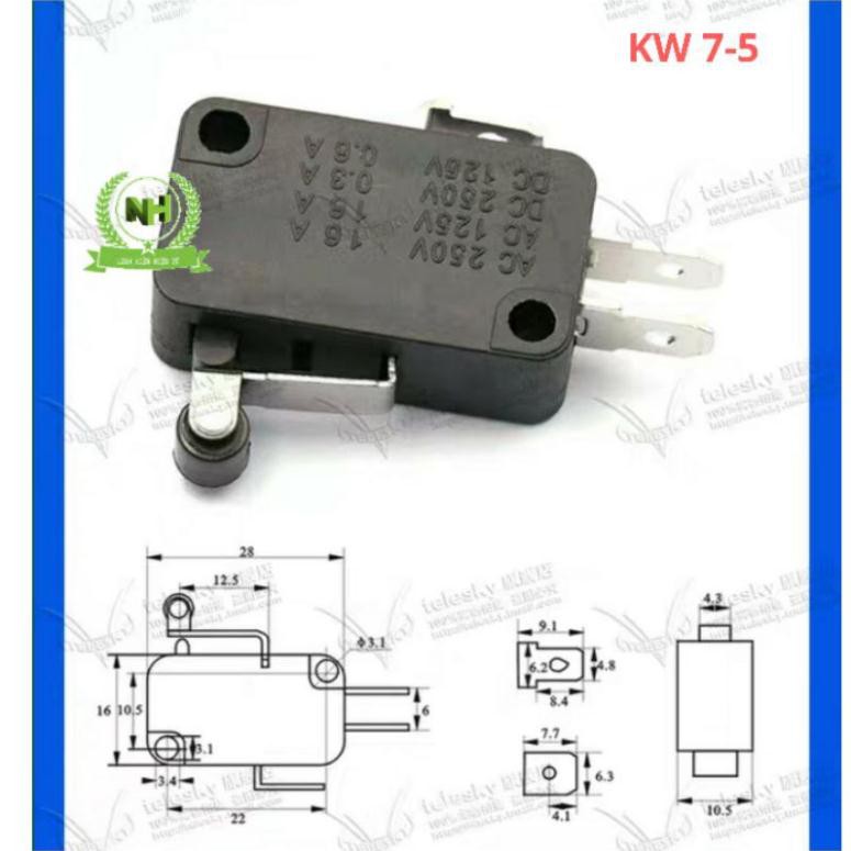 (LKNH) 3 Chiếc Công Tắc Hành Trình 3 Chân Màu Đen Nhiều Loại Loại Tốt