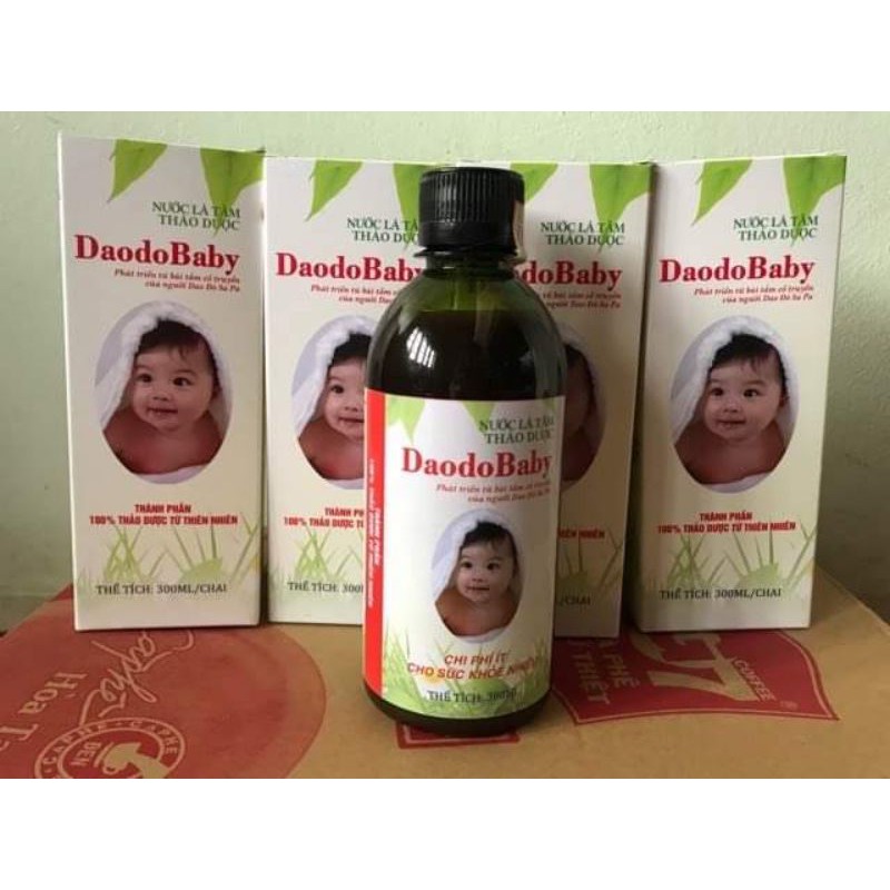 Nước tắm thảo dược dao đỏ cho bé chống rôm sẩy mụn nhọt (chai 300ml)